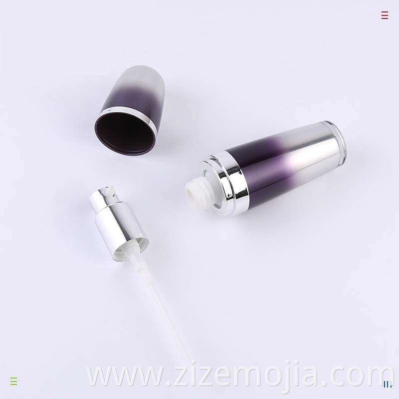 High fashion cosmetic package 30ml 50ml 80ml acrylic bottle display